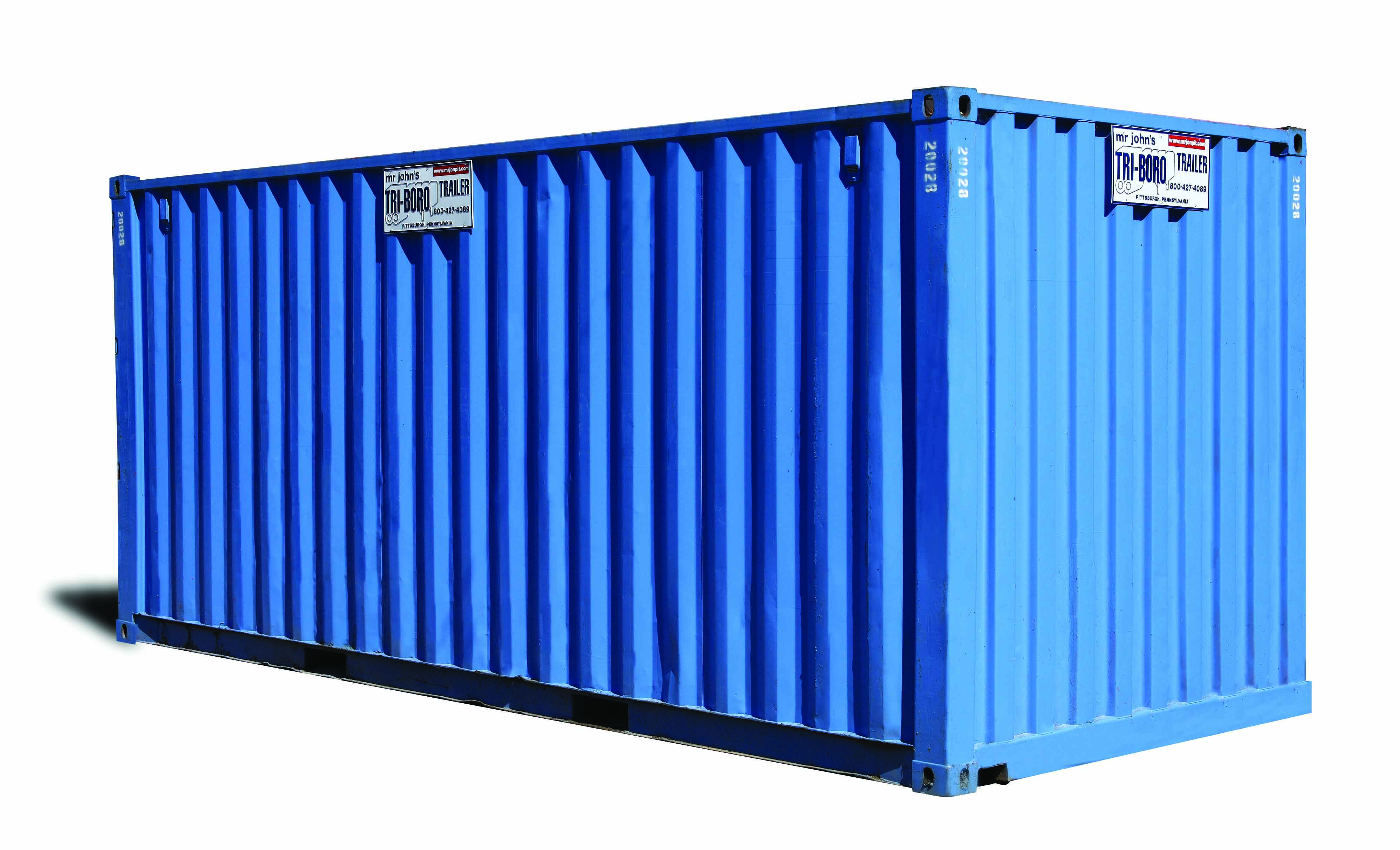 20' Storage Container - Mr. John Portable Toilet Rental
