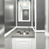 Elite 14 restroom trailer 3 station interior sink