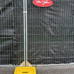 Mr. John Temporary Fence Rental Base Weights