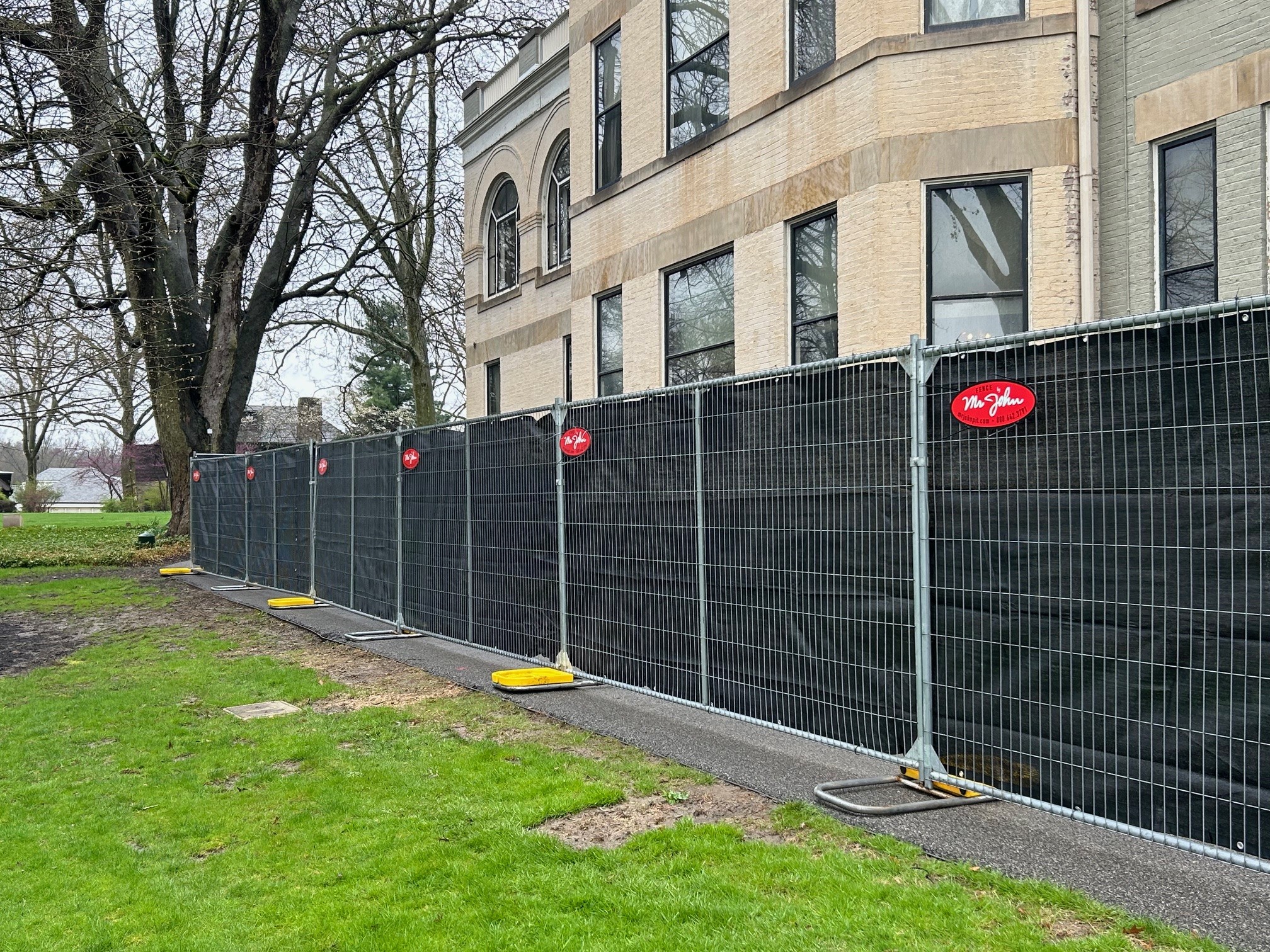 Mr. John Temporary Fence Rental Base Weights